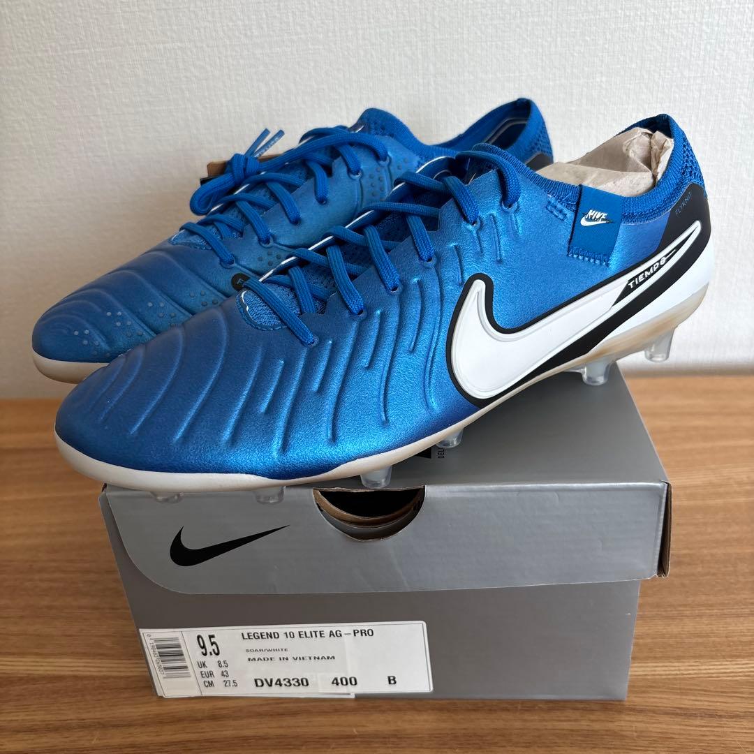 27.5　ナイキ　サッカー　スパイク　DV4330　ティエンポ レジェンド 10 NIKE ナイキ ティエンポ レジェンド 10 エリート AG-PRO(ブラック