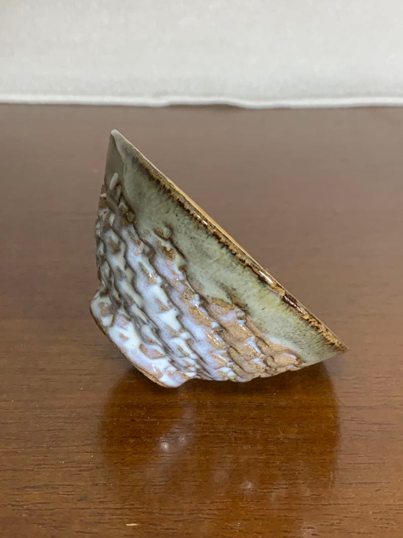 永見陶節 古編文 金杯 盃 酒呑 富士山