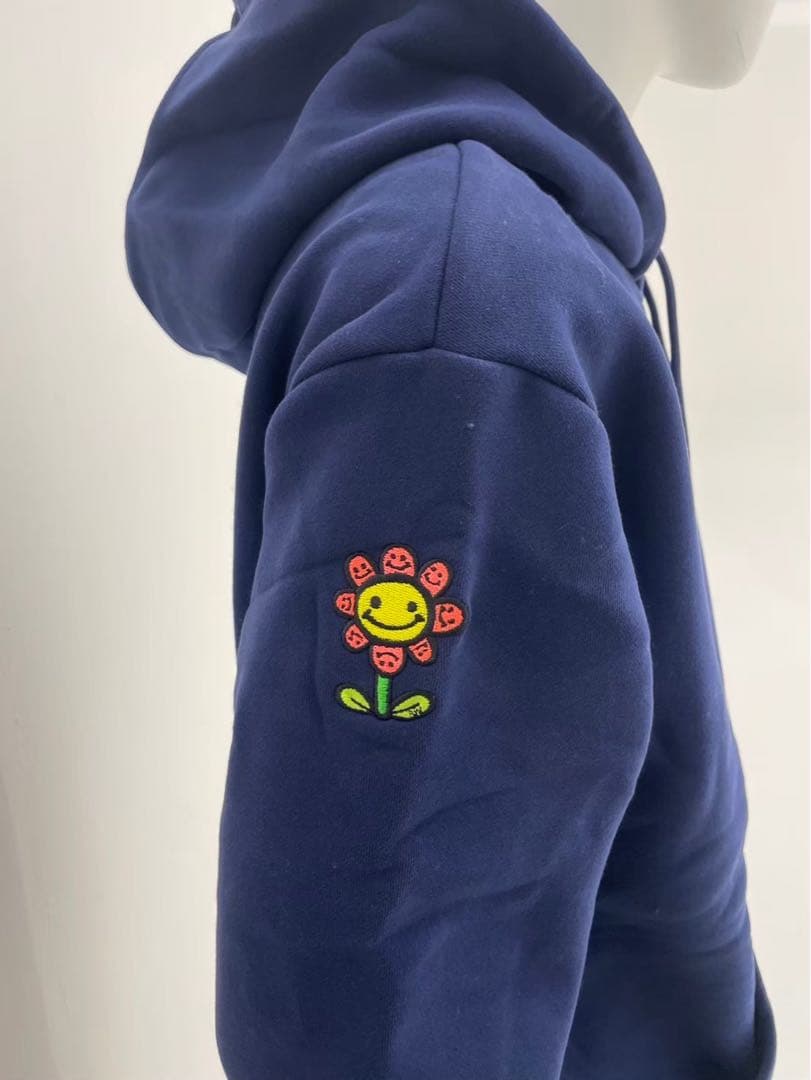 エリートグリップ ROUGH WATERS フード付パーカー ネイビー LL メンズ