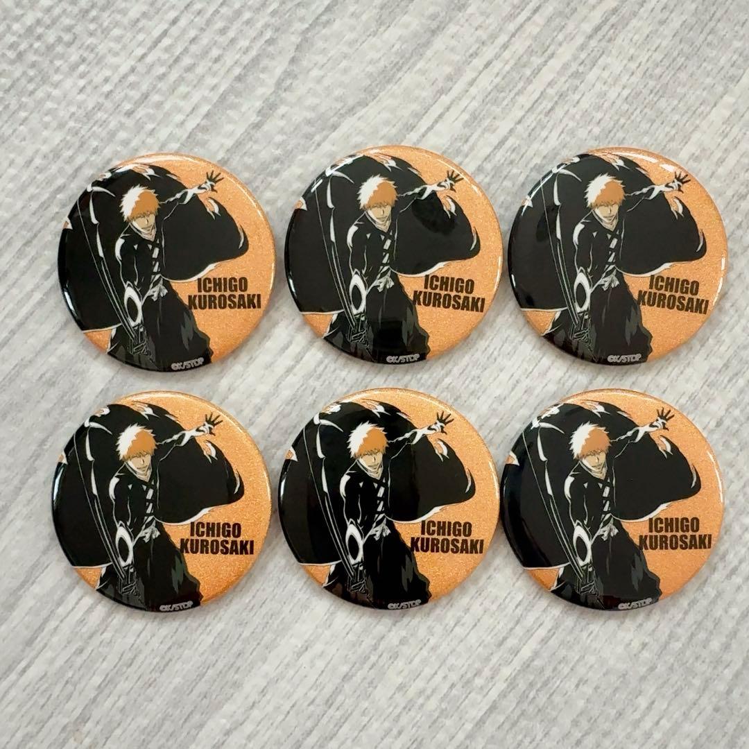BLEACH WORLD 缶バッジ 黒崎一護 6点 - メルカリ