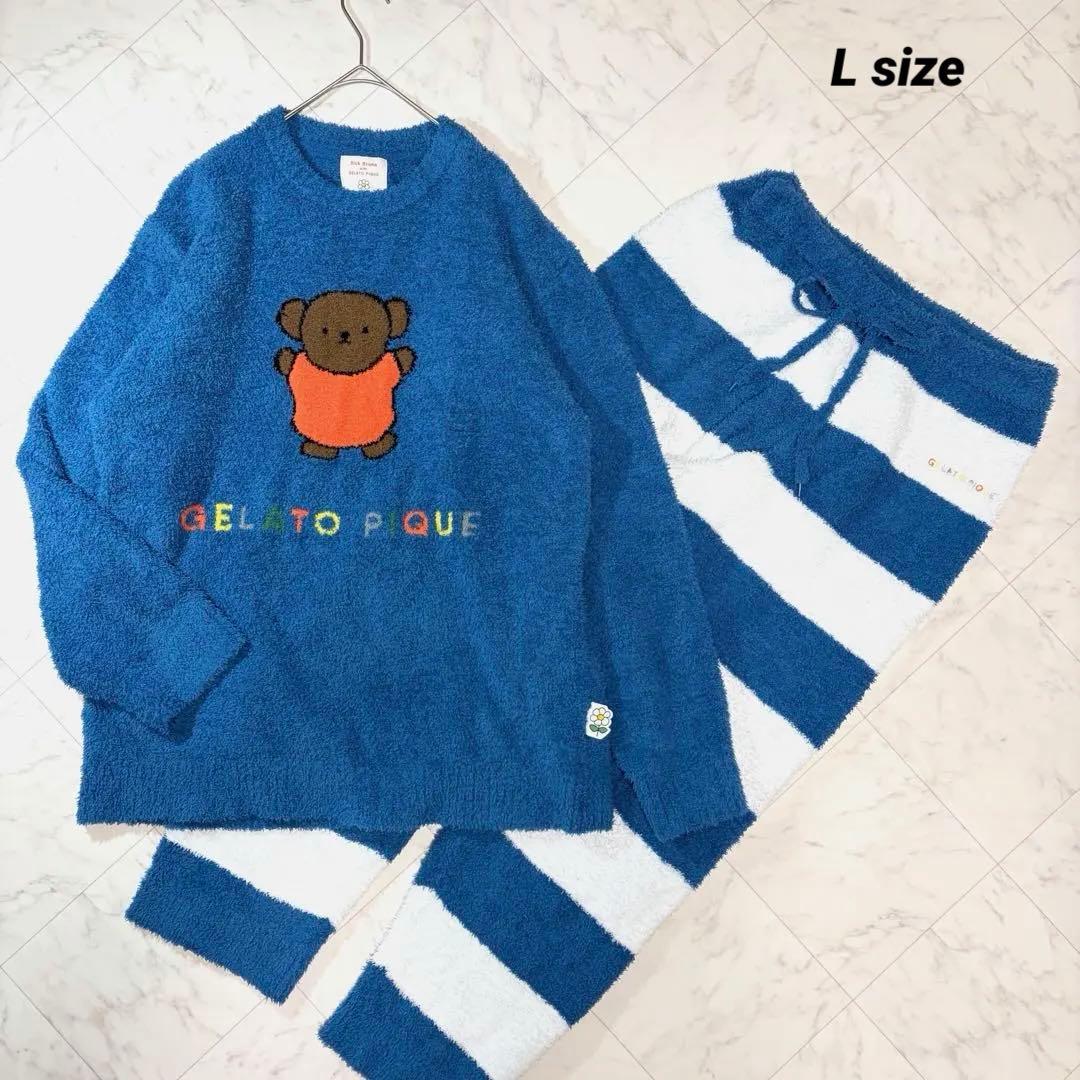 ジェラートピケ Dick Bruna Lサイズ プルオーバー&ロングパンツセット