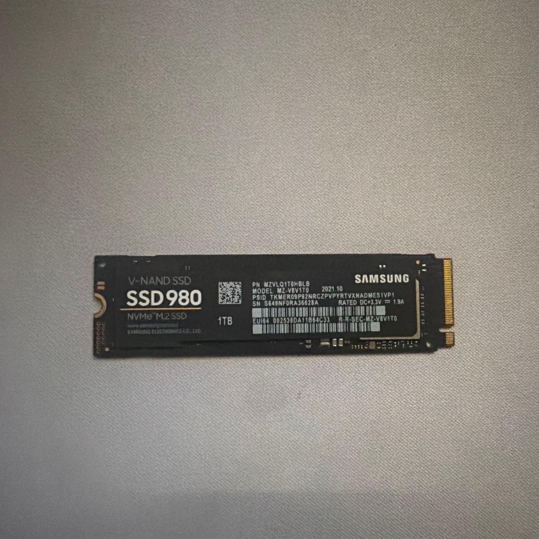 M.2 2280 NVMe SSD 1TB 中古品 中古】各社 1TB SSD (M.2 2280/PCIe4.0 NVMe)【中野】保証期間1週間
