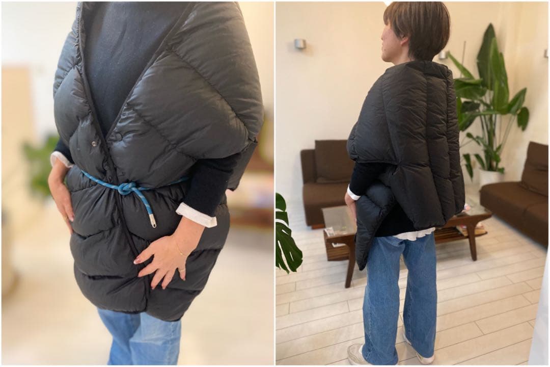 レアアイテム！ノースフェイス リメイドダウン シェルマフラー レア