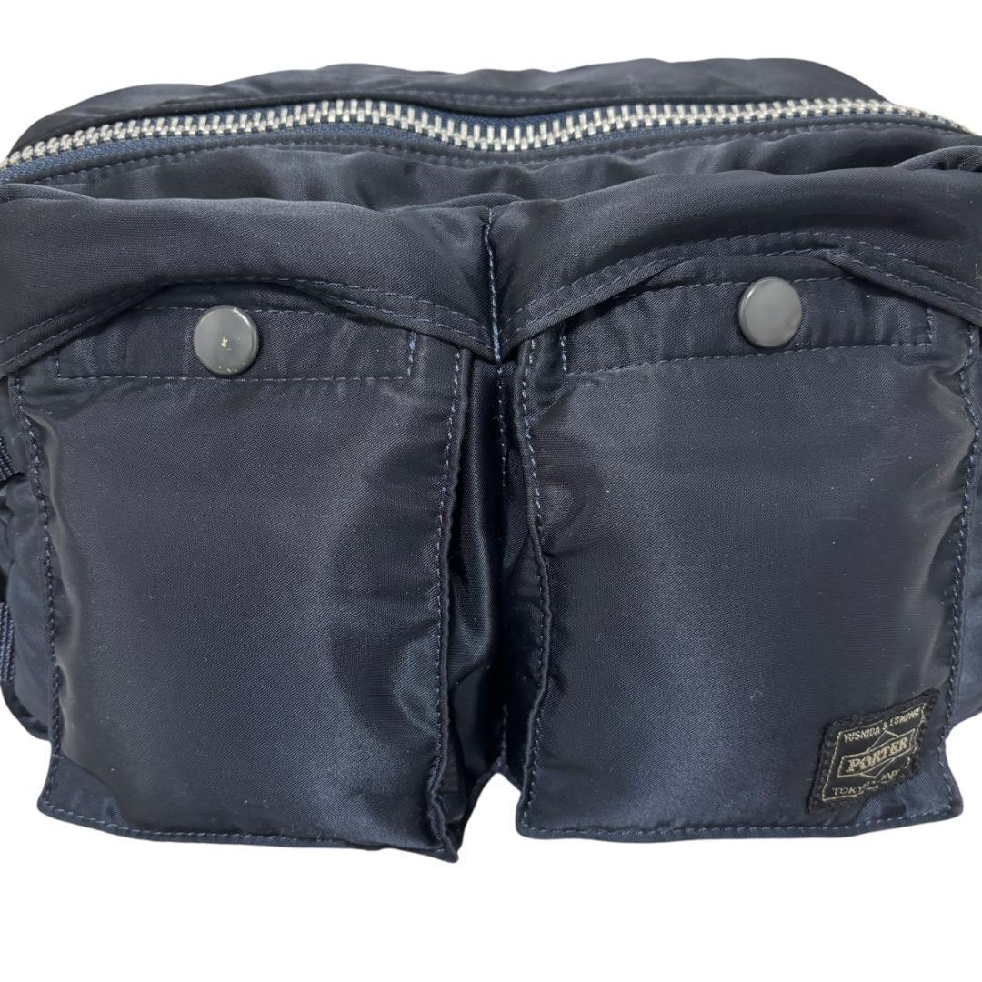 PORTER タンカー ウェストバック ボディバッグ アイアンブルー