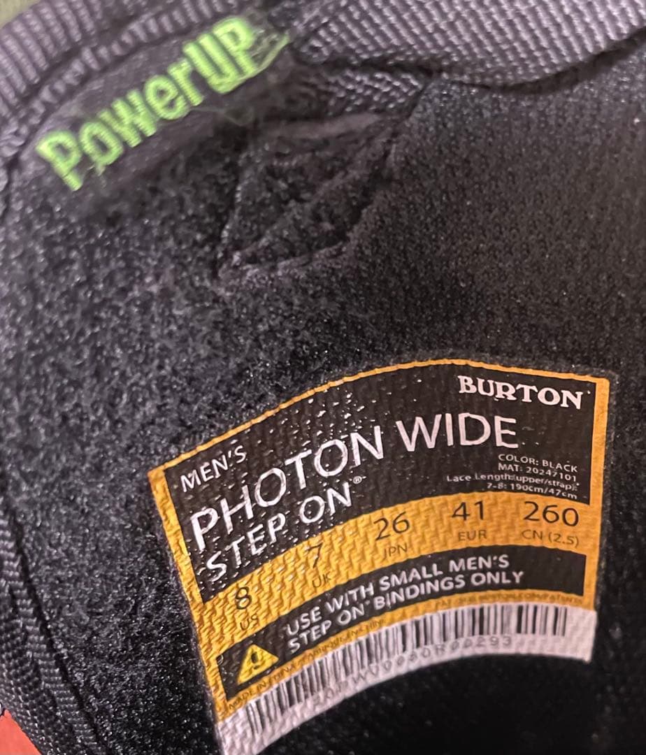 バートン　フォトン　ステップオン　スノーボードブーツ 26.0cm