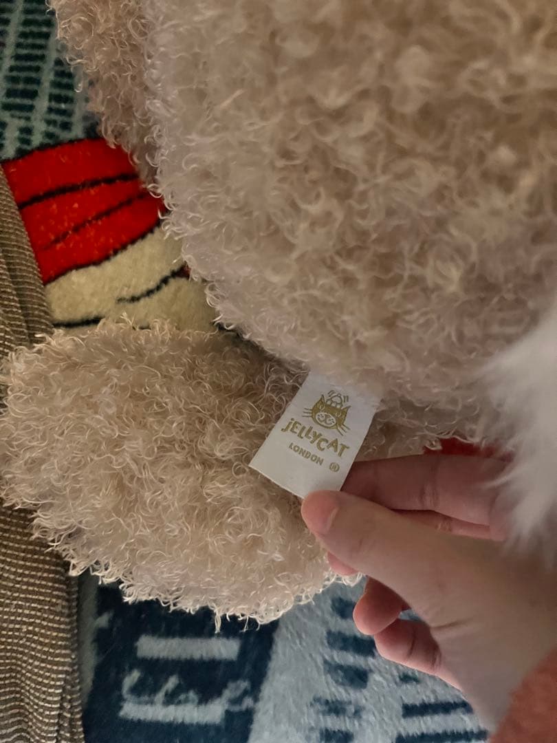 ぬいぐるみ  Big Bashful Luxe Bunny Curly