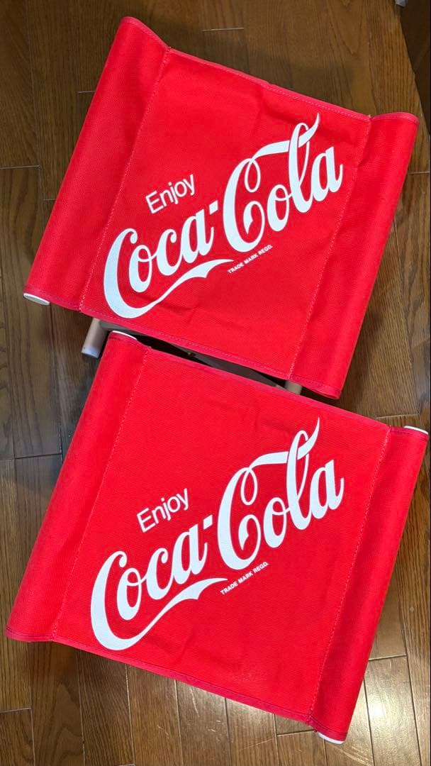 Coca-Cola 折りたたみチェア 赤　② コカ・コーラBIGサイズアウトドアチェア入荷いたしました