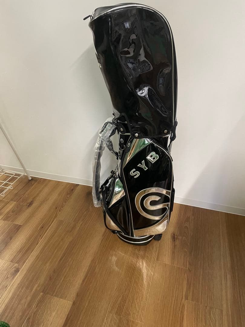 SYB スタンド付きゴルフバッグ ブラック/シルバー 楽天市場】キャディバッグ スタンド（カラーシルバー）（キャディ