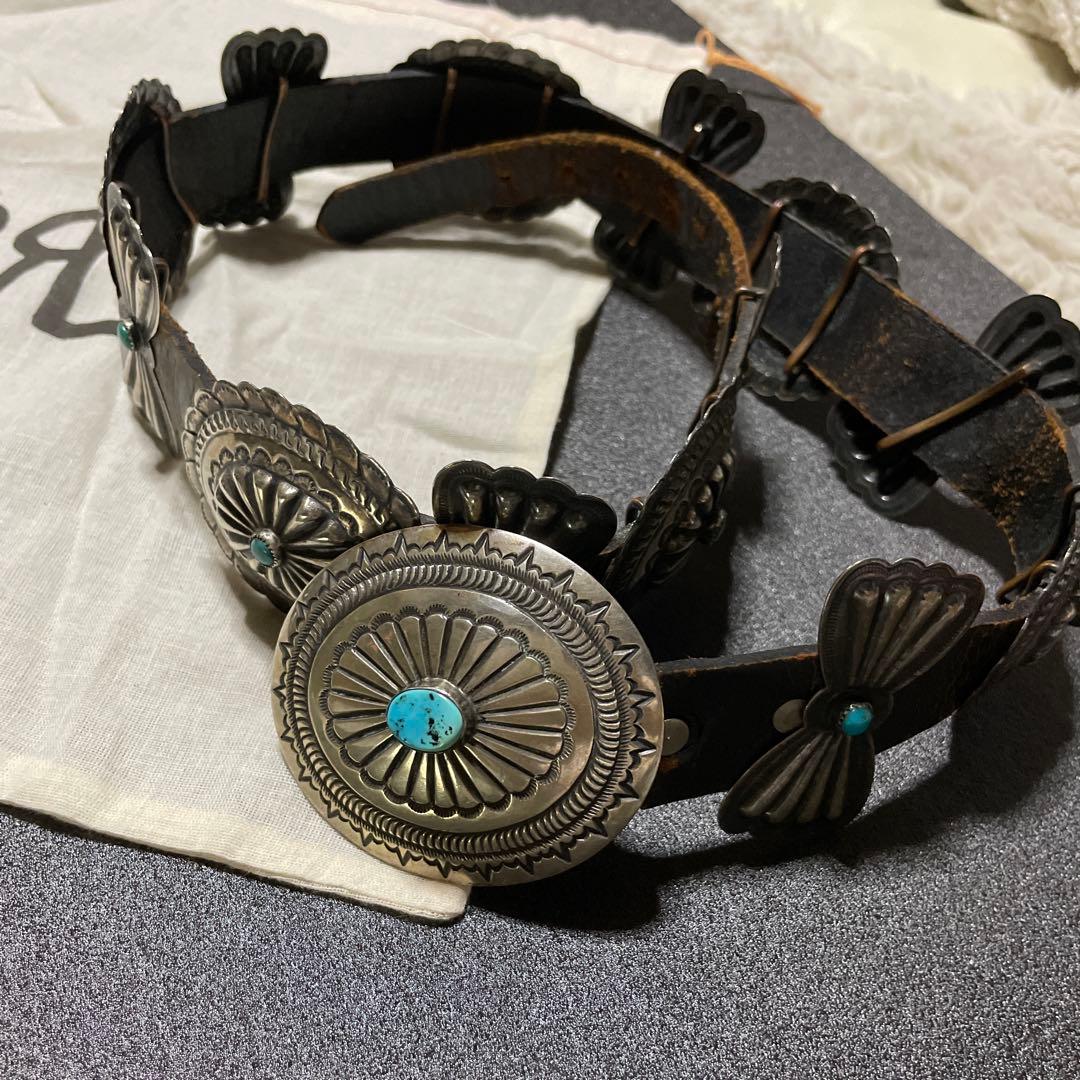 新春SALE ビンテージRRLコンチョベルト - メルカリ