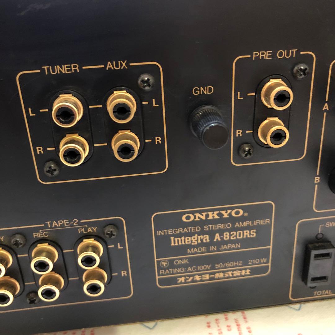 オンキョー 幻のアンプ 歴代名機 A-820RS - メルカリ