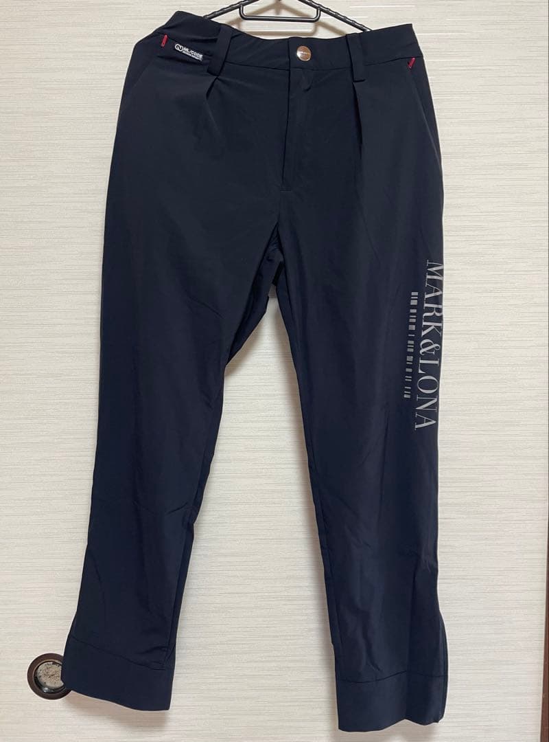 【MARK&LONA】CODE ゴルフ パンツ BLACK◆秋冬用 MARK&LONA（マークアンドロナ） ダウンパンツ 黒 迷彩 カモフラ スカル