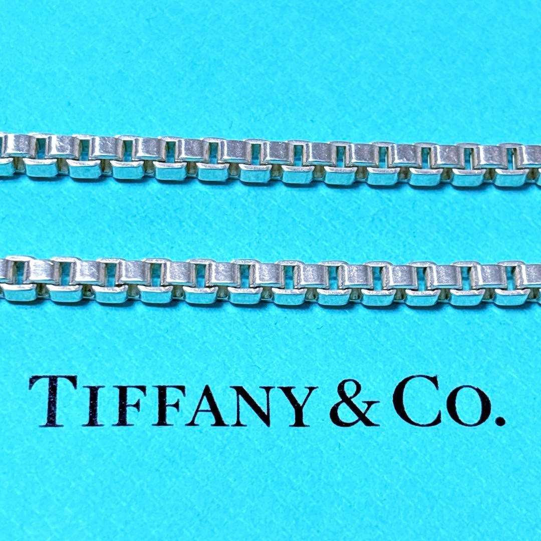 【美品】45.7cm Tiffanyティファニー ベネチアン ネックレス 925