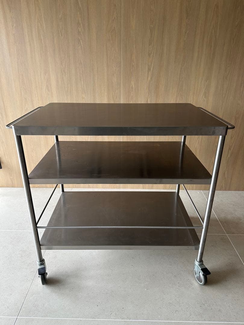 イケア　ステンレスキッチンワゴン　フリッタ FLYTTA フリッタ キッチンワゴン, ステンレススチール - IKEA