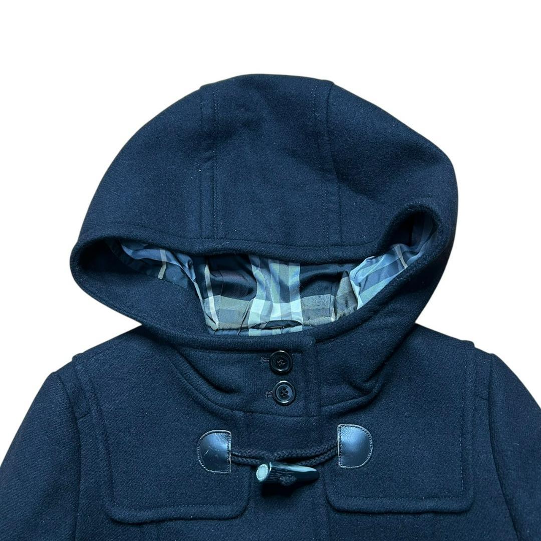 訳あり バーバリーブルーレーベル アンゴラ ダッフルコート ノバ