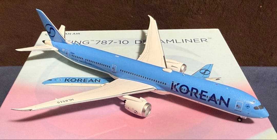大韓航空 B787-10 新塗装 1/400 飛行機模型 - メルカリ