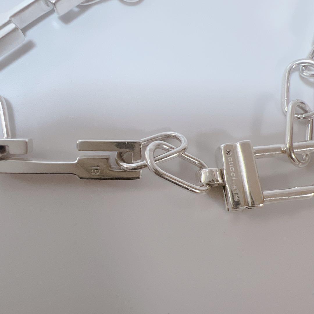 《希少✨美品》GUCCI リンクチェーン ブレスレット カットG オールドグッチ