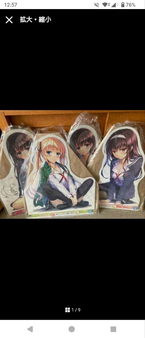 冴えない彼女の育て方 等身大パネル ４枚セット A賞 等身大パネルの加藤恵と巡る旅③～ 菜の花の中に置いてみたら可憐