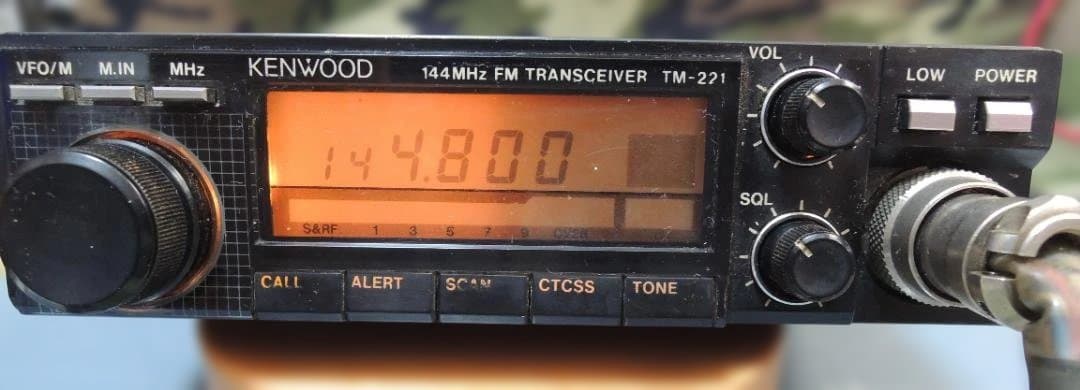 KENWOOD TM-221 144MHz FMトランシーバー ジャンク - メルカリ
