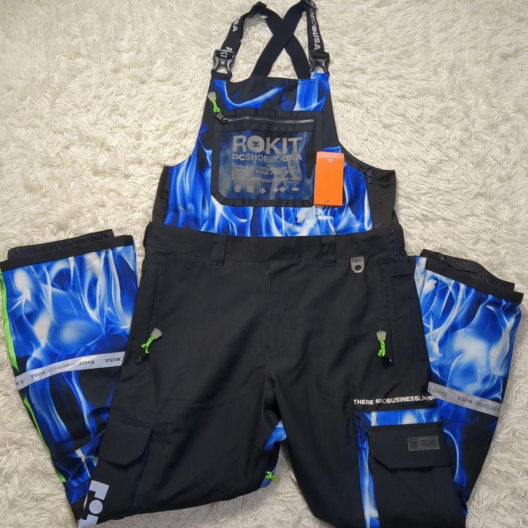 タグ付き✨DC✨ROKIT✨L】スノー スノボ ビブパンツ オーバーオール
