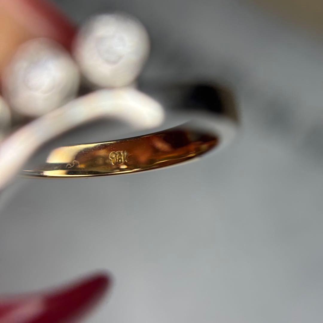 お年玉セール！K18 PT ダイヤモンドリング 0.8ct