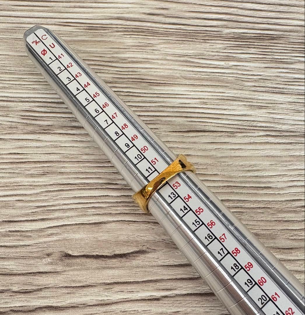 美品 バーバリー ゴールド 18k 刻印 クロスデザインリング - メルカリ