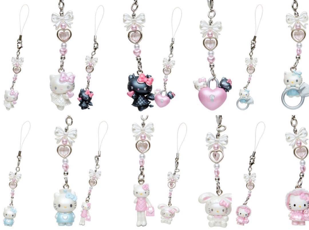サンリオ ストラップ キティ ハローキティ 天使小悪魔 コンプリート 全