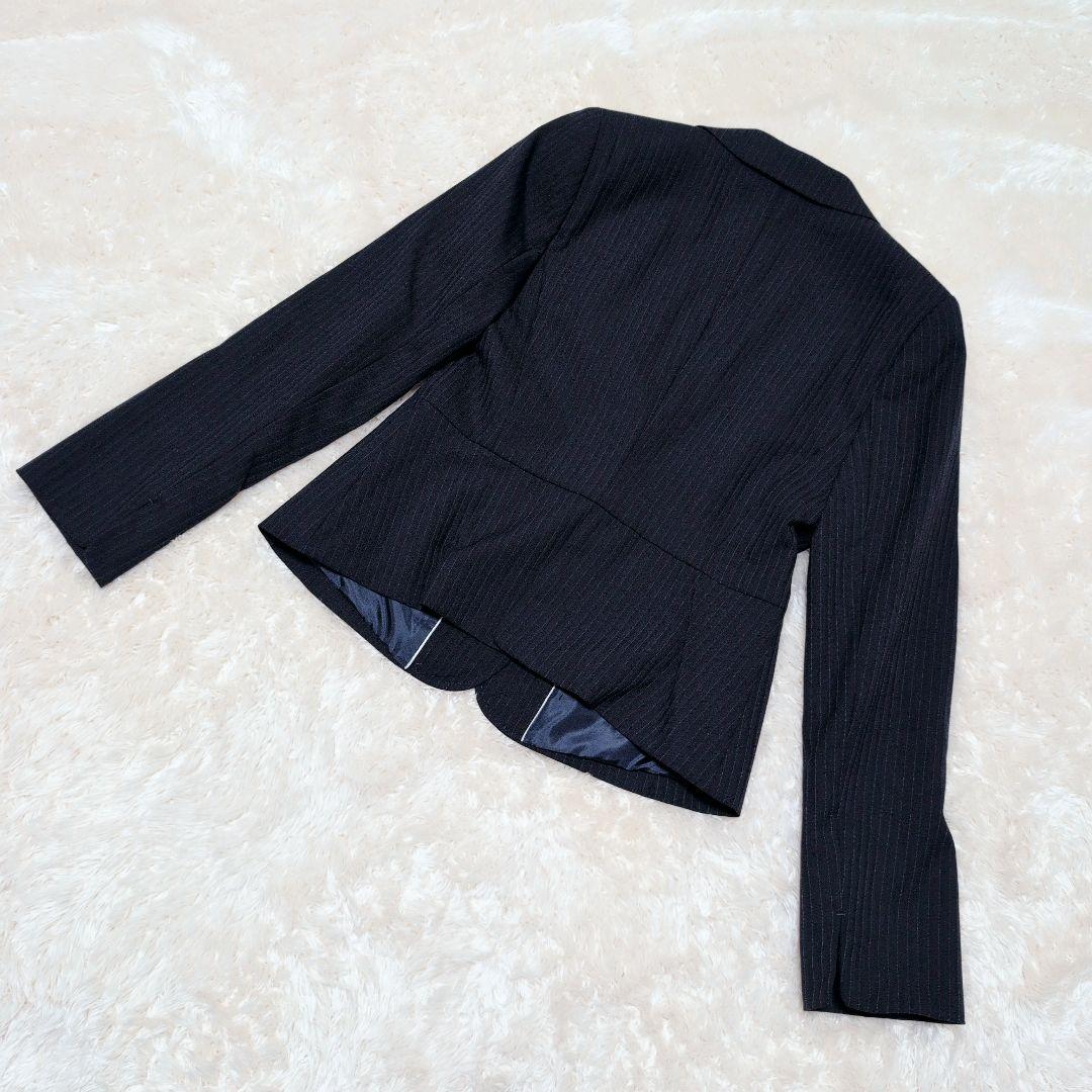 ✨美品✨エヌラインプレシャス シルク混 セットアップ 3点 ネイビー