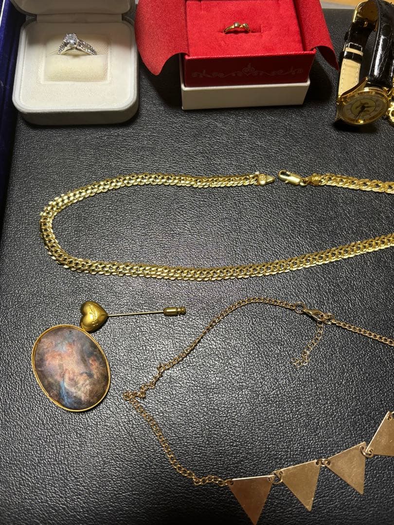 ピ*ラ様 遺品整理 ゴールドアクセサリーセット 750刻印 E8753189288