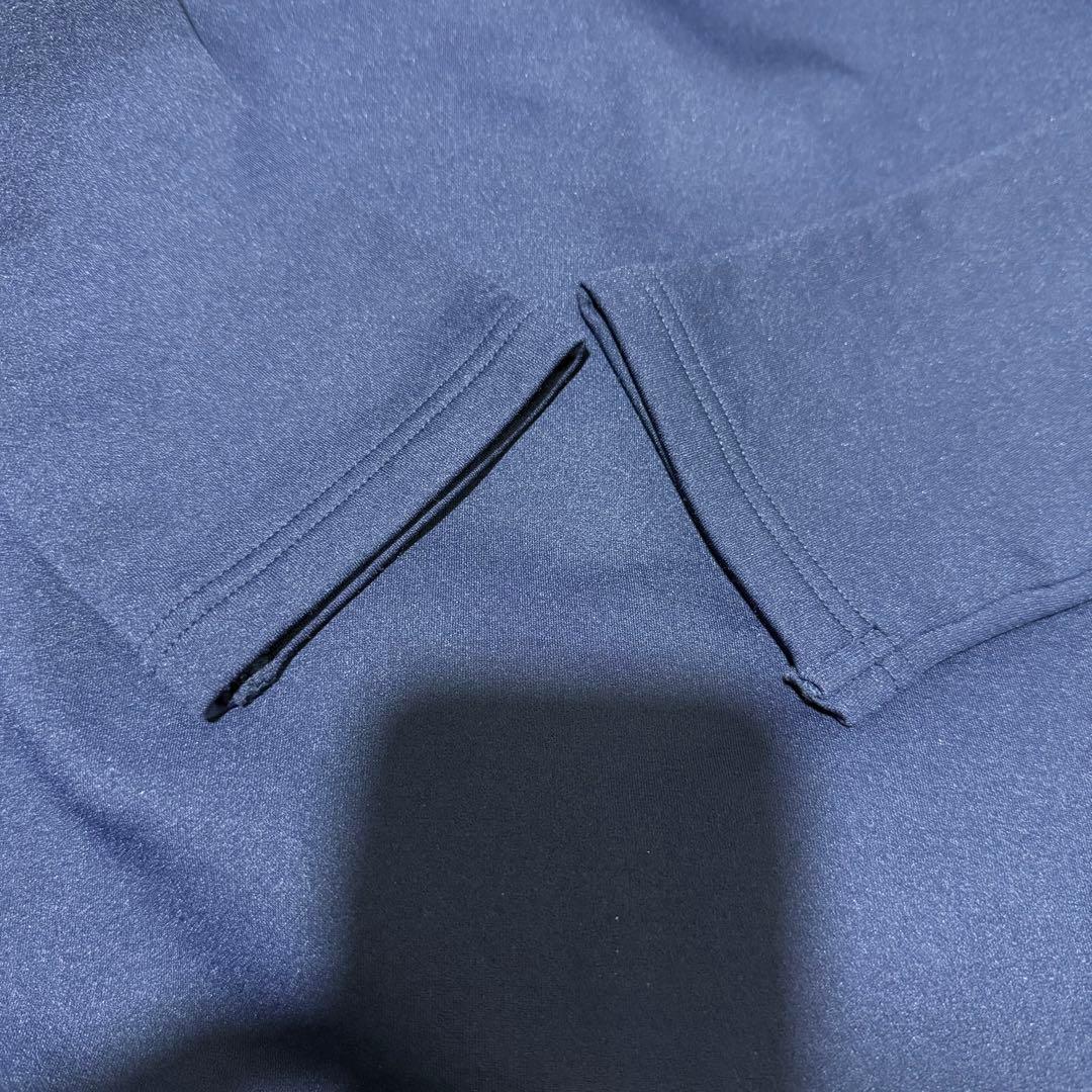 ほぼ未使用 BRIEFING ウォームハイネックシャツ ネイビー - メルカリ