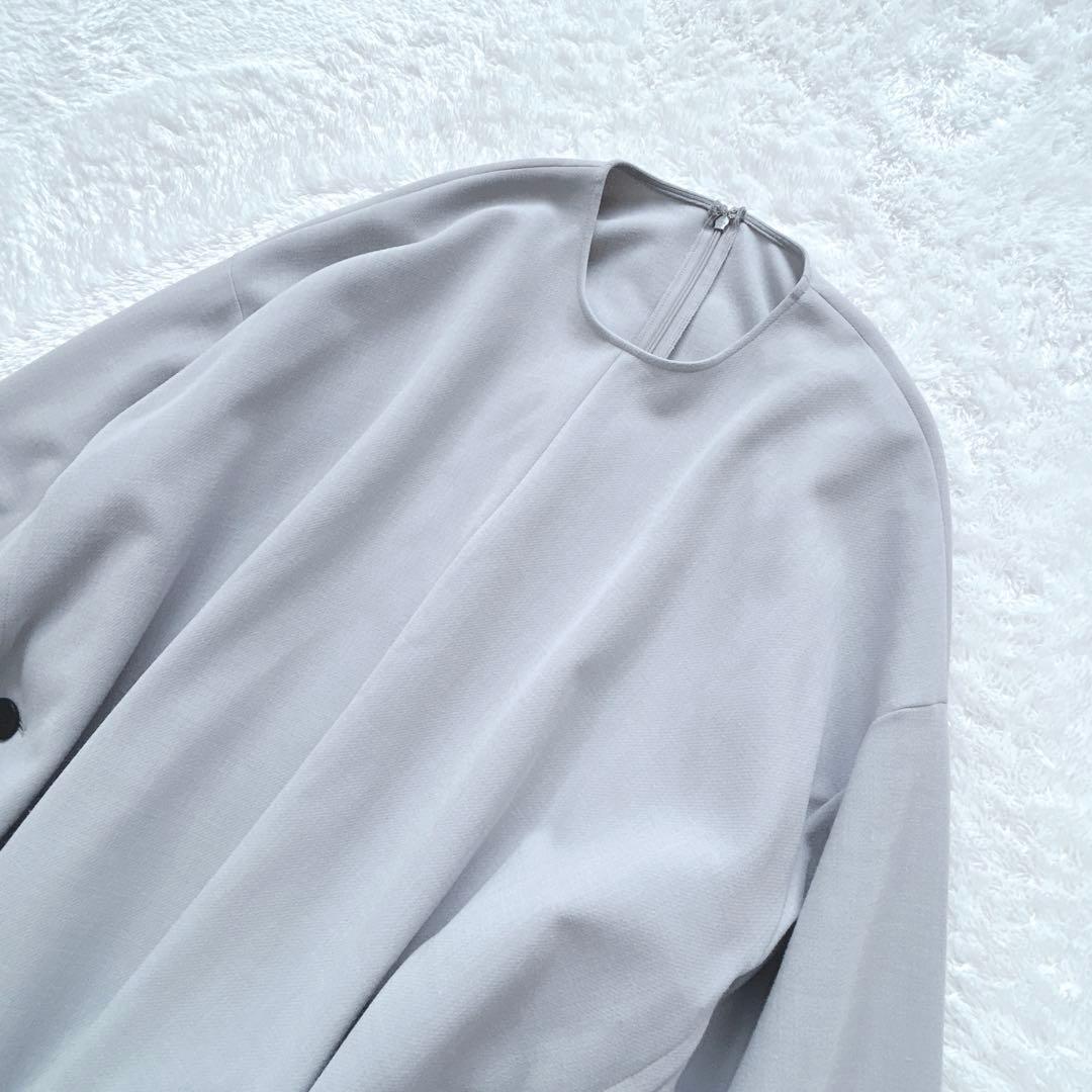 エンフォルド 2023✨CENTERDRAPEPULLOVER グレー - メルカリ