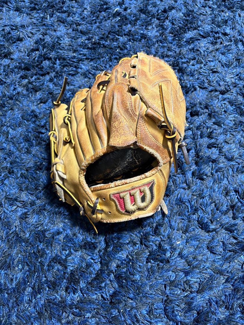 Wilson 硬式グローブ ピッチャー用　黄色 新古品】硬式グローブ Wilson（ウィルソン） WTAHWRD1B(35：Lタン