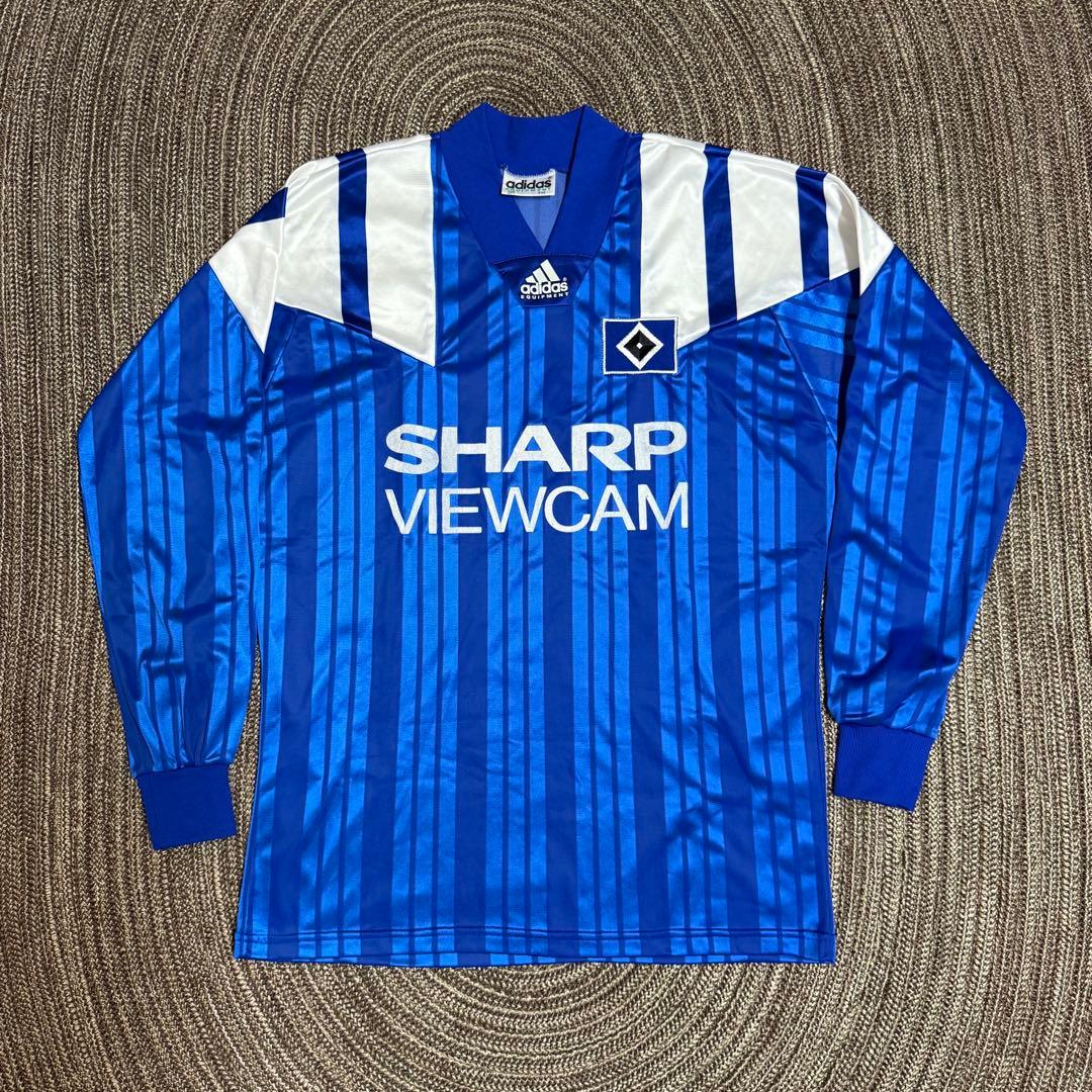 Hamburger SV 1992/1993ユニフォーム adidas Vintage Hamburg Hamburger SV HSV Adidas Equipment 1992 - 1993