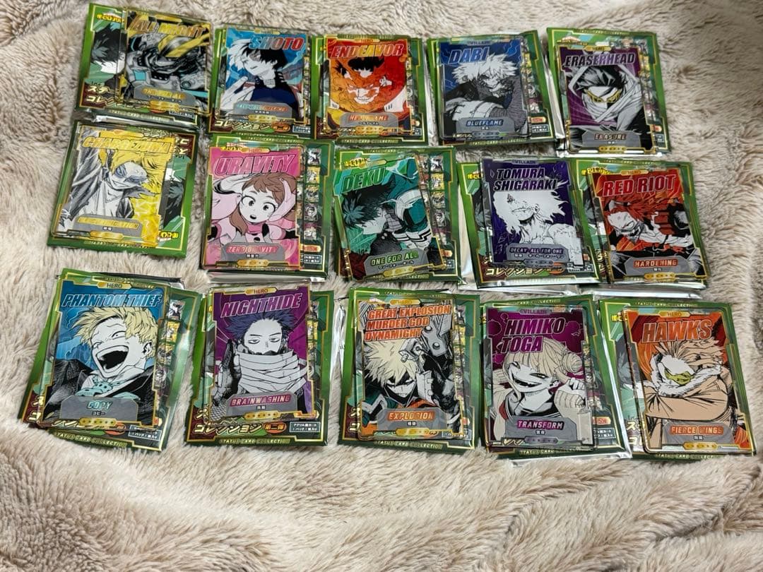 僕のヒーロアカデミア　ステータス　カード　コレクション　第二弾　全15種　コンプ
