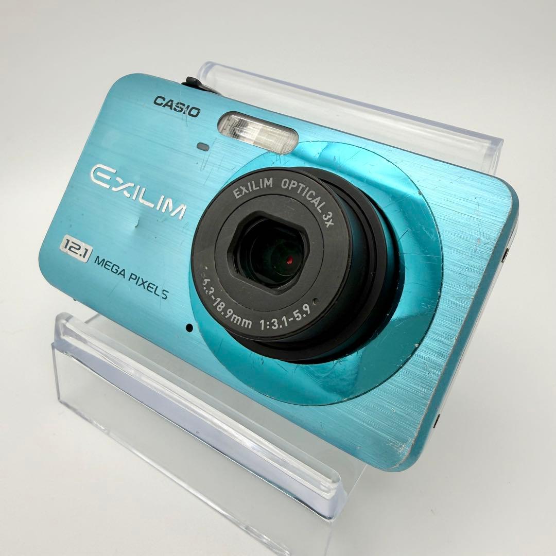 充電器付】CASIO EXILIM EX-Z90 ブルー 動作OK - メルカリ