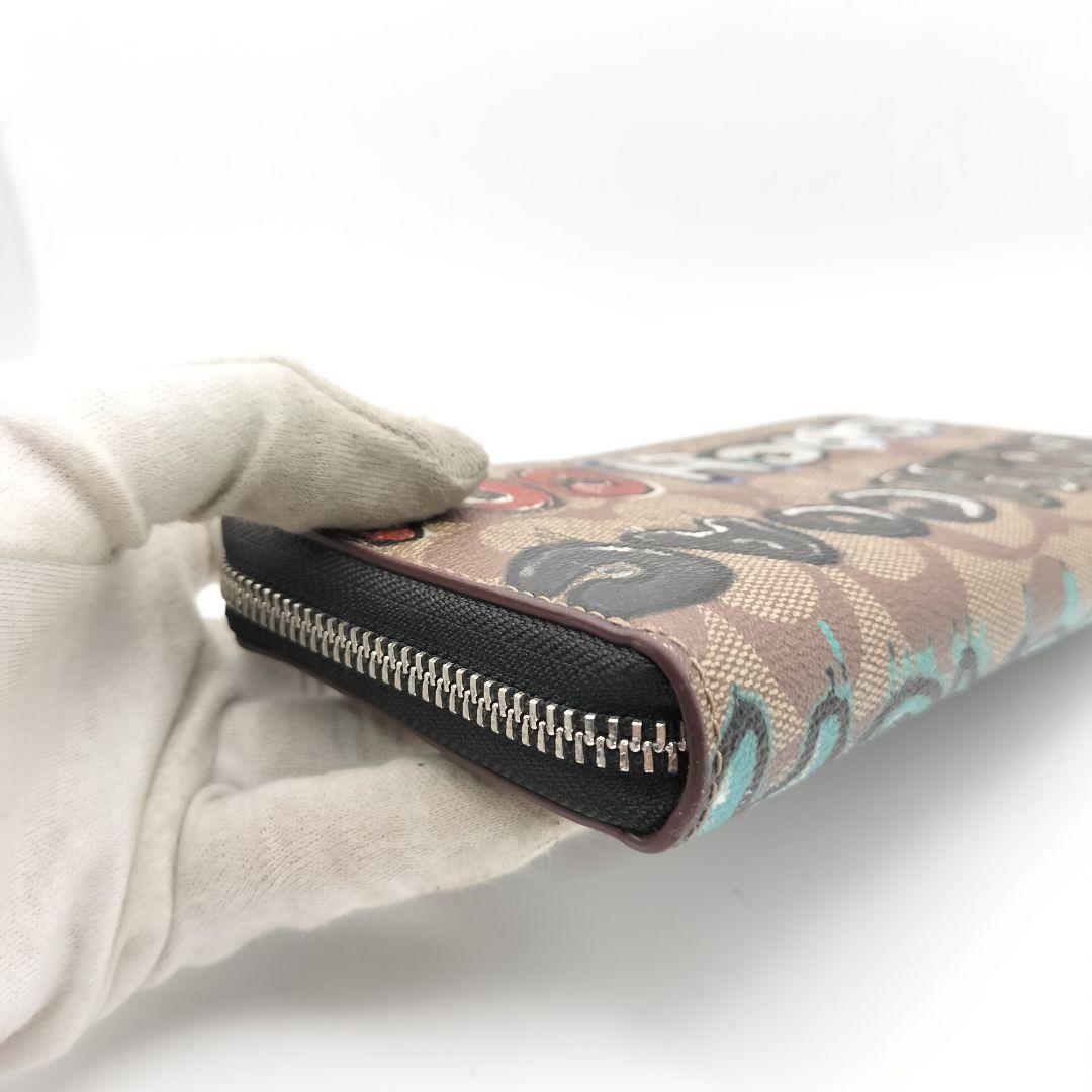 コーチ ミントサーフコラボ 長財布 財布 ウォレット シグネチャー