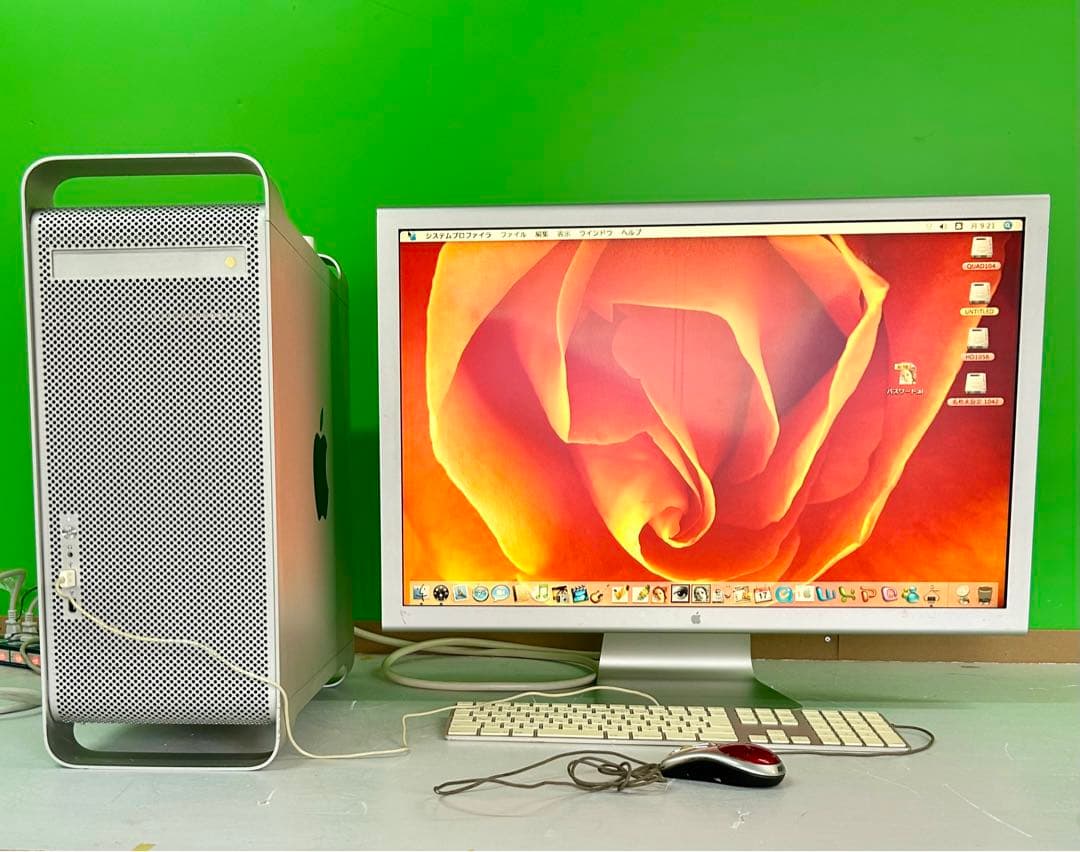 Apple power Mac G5 Quad 2.5GHzとモニターセット販売 - メルカリ