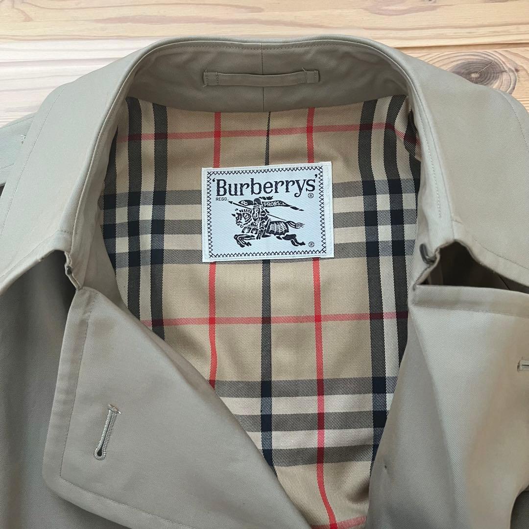 バーバリー トレンチコート 美品 C-TK83 三陽商会 白タグ 玉虫色