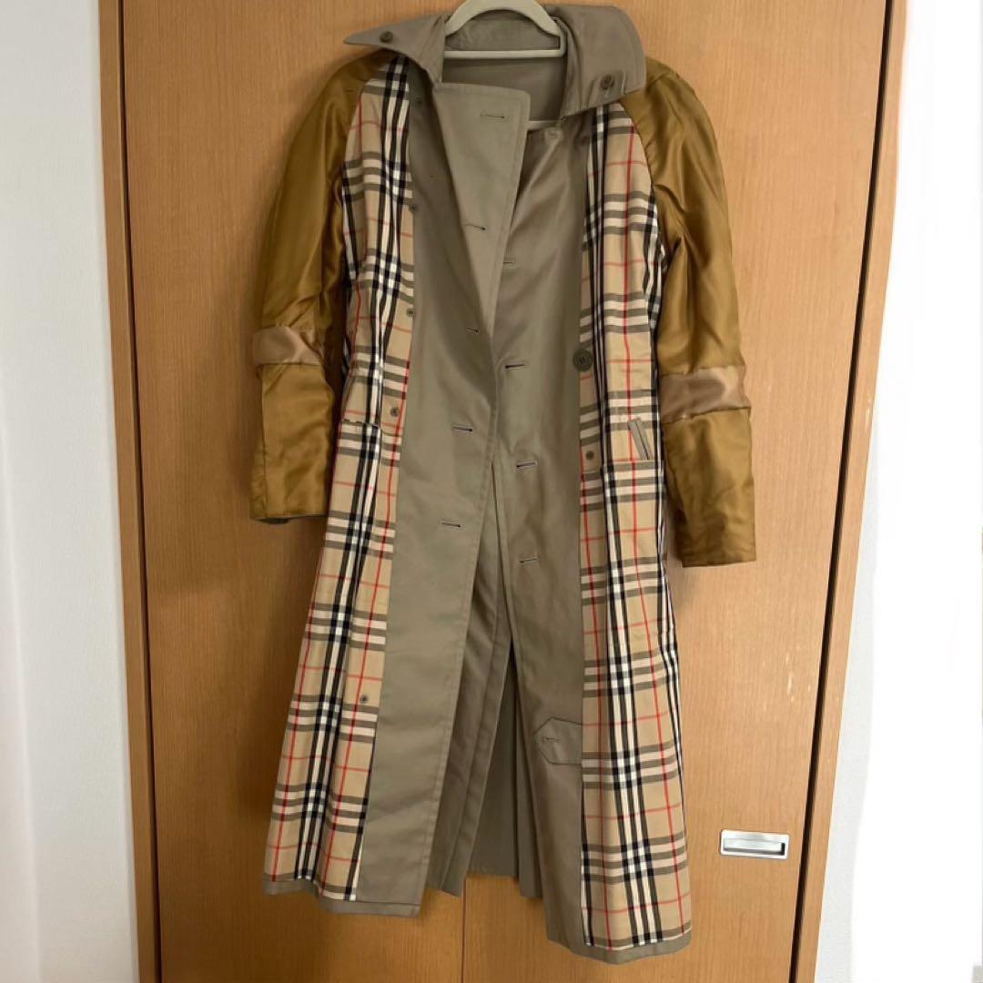 バーバリー トレンチコート 美品 C-TK83 三陽商会 白タグ 玉虫色