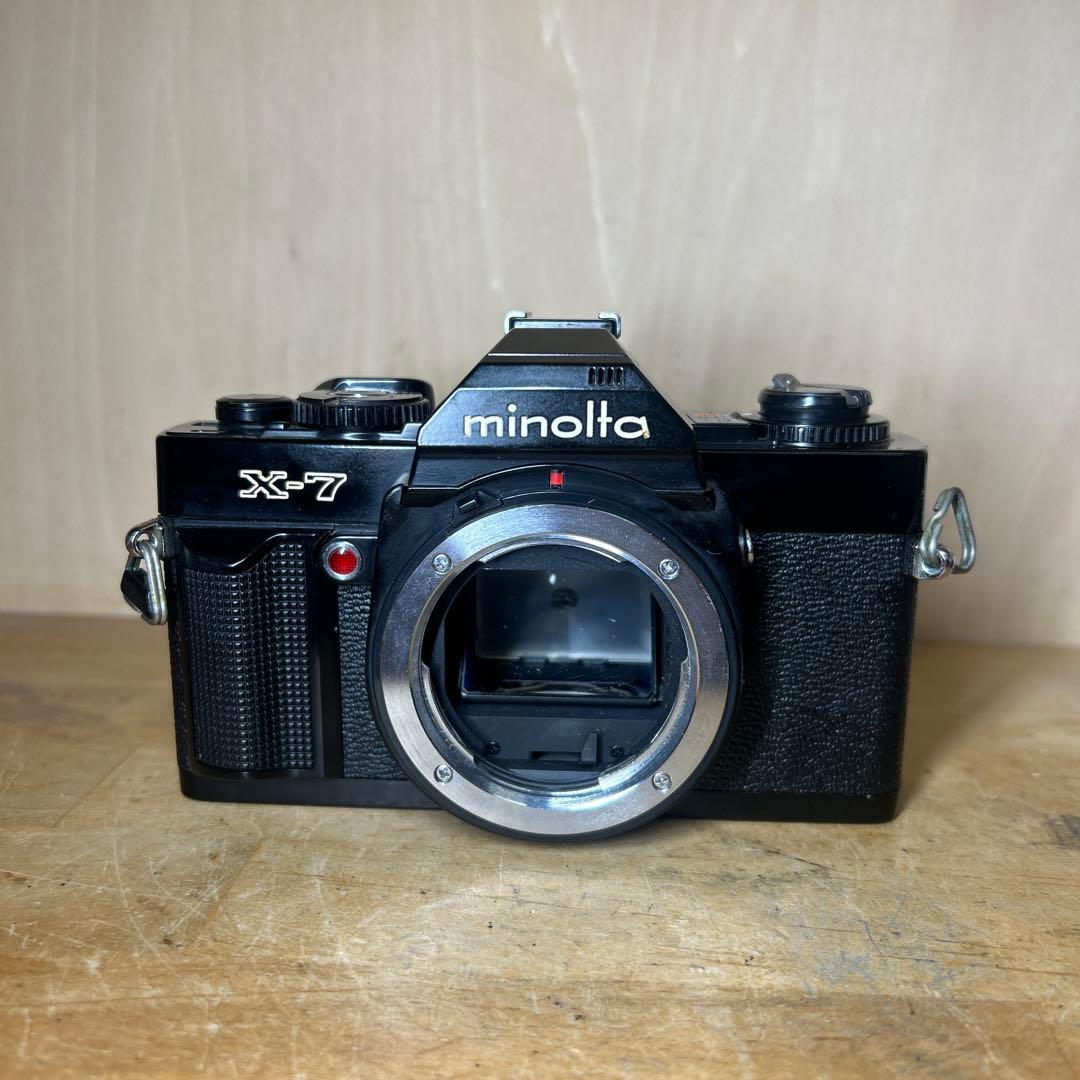 Minolta X-7 ブラックボディータイマー以外完動美品 - メルカリ