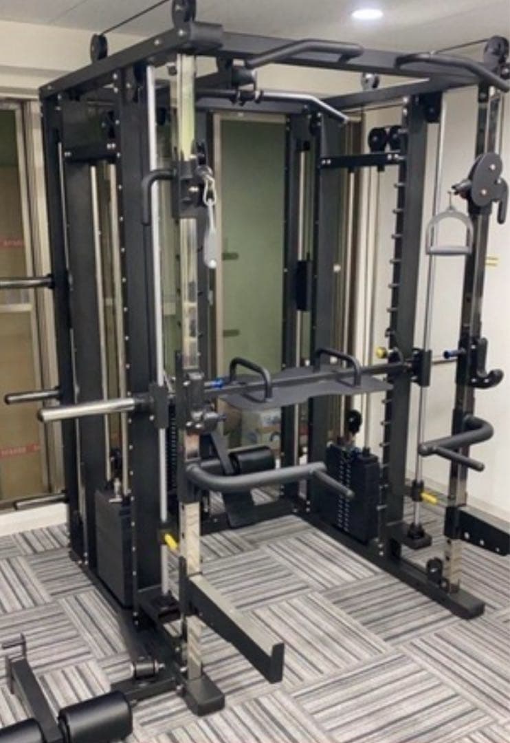 5in1パワーラック　【定価80万ほど】 楽天市場】マルチ パワーラック パーソナルジム 開業 スミスマシン