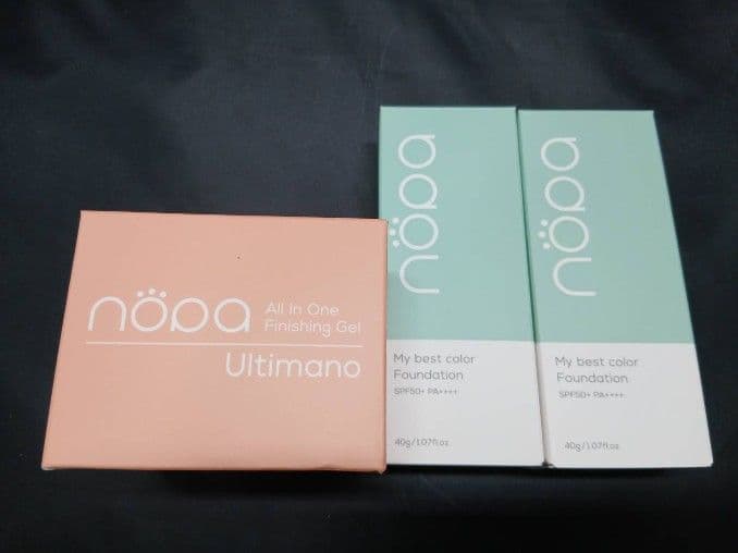 ノパ マイベストカラーファンデーション　2個　オールインワンフィニッシングゲル 素数 【2個セット】北斗晶プロデュース nopa マイベストカラー