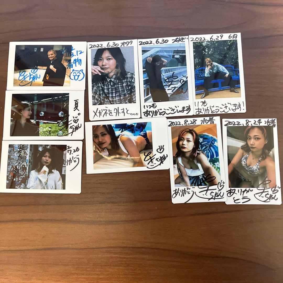 インフルエンサーときちゃん チェキ、ブロマイド、ステッカー りりか