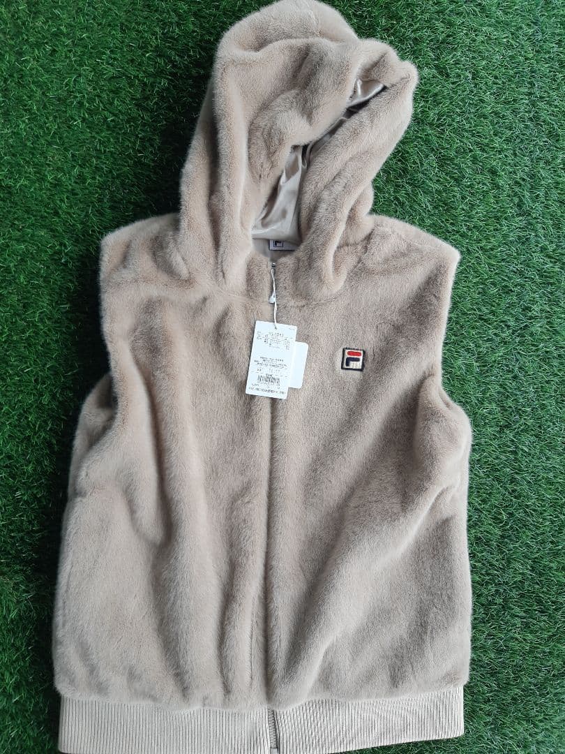 フィラ FILA テニスウェア ベスト VL2561 ベージュ M - メルカリ