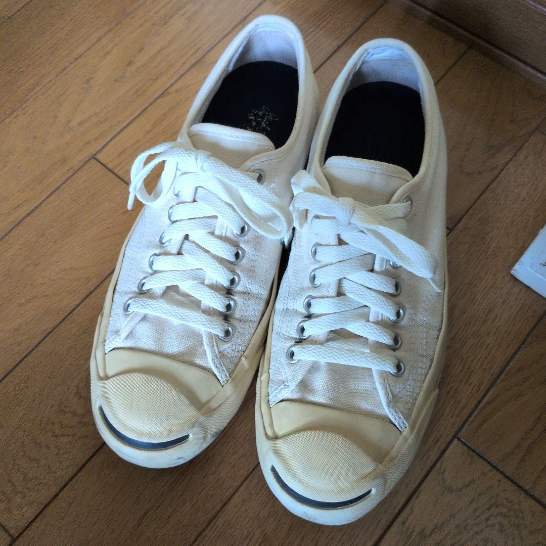 converse Jack Purcell ホワイト スニーカー 26 - メルカリ