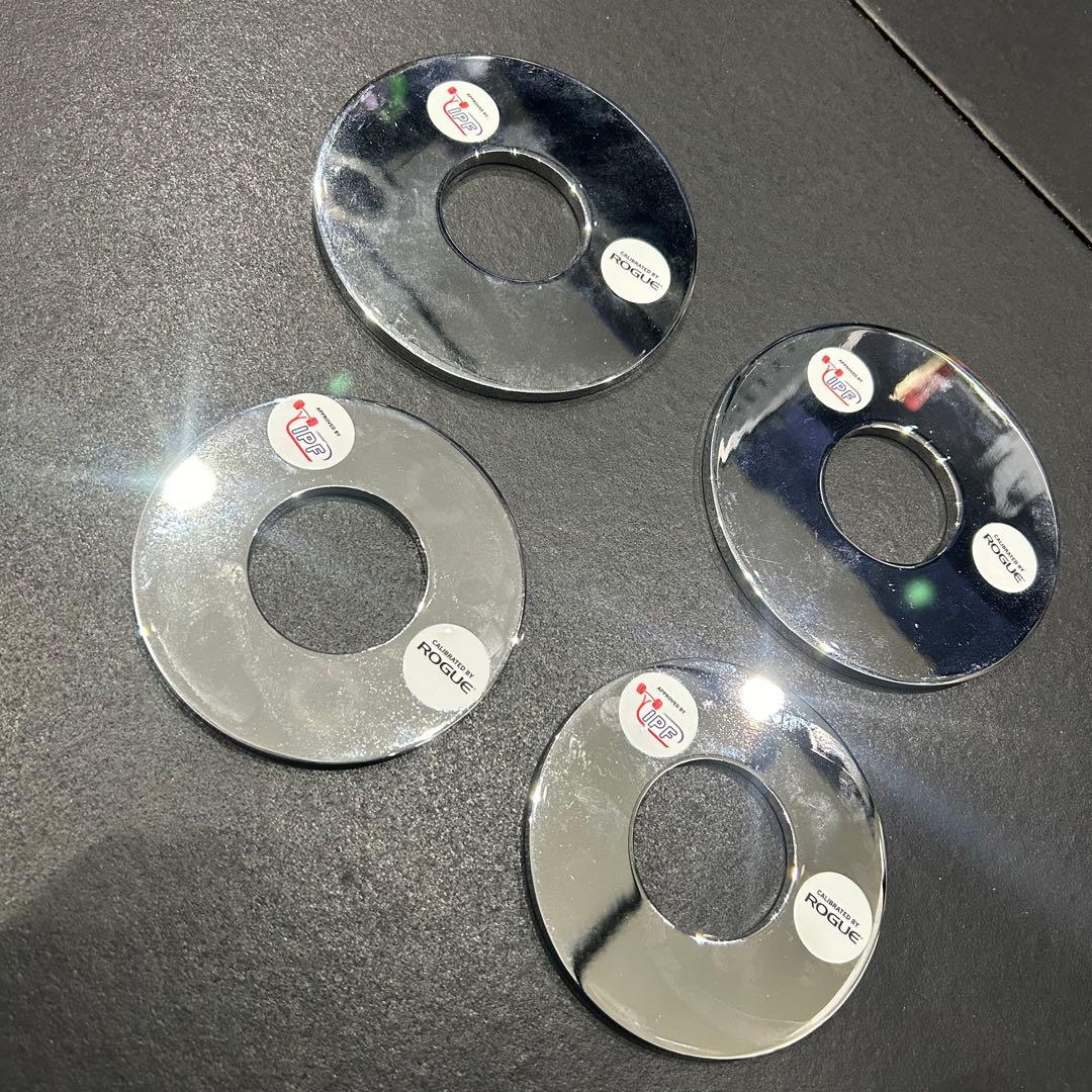 ROGUE パワーリフティングプレート0.5kg 0.25kgセット 50mm用