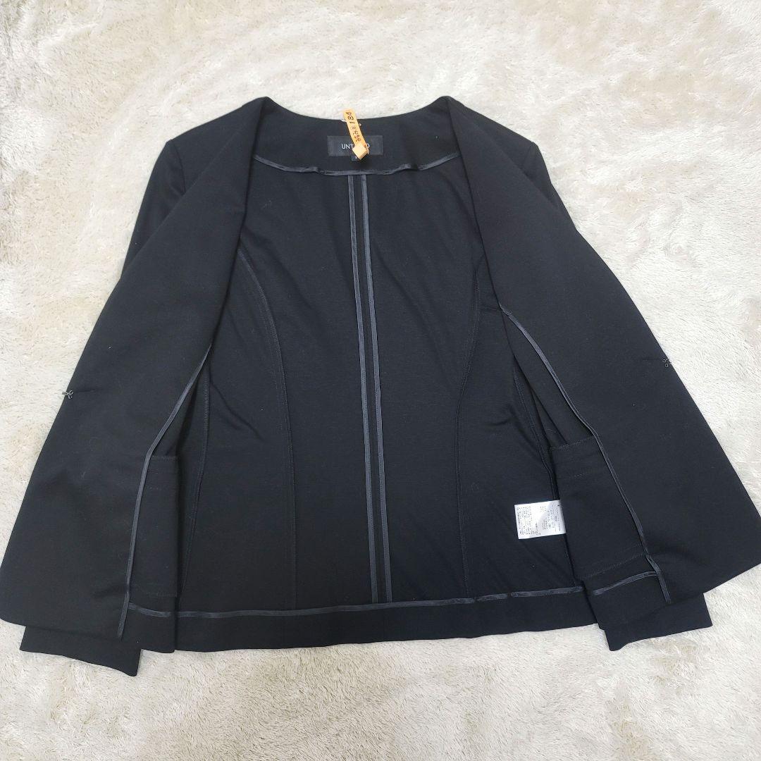 ふーさん様 アンタイトル ノーカラー パンツセットアップ ブラック