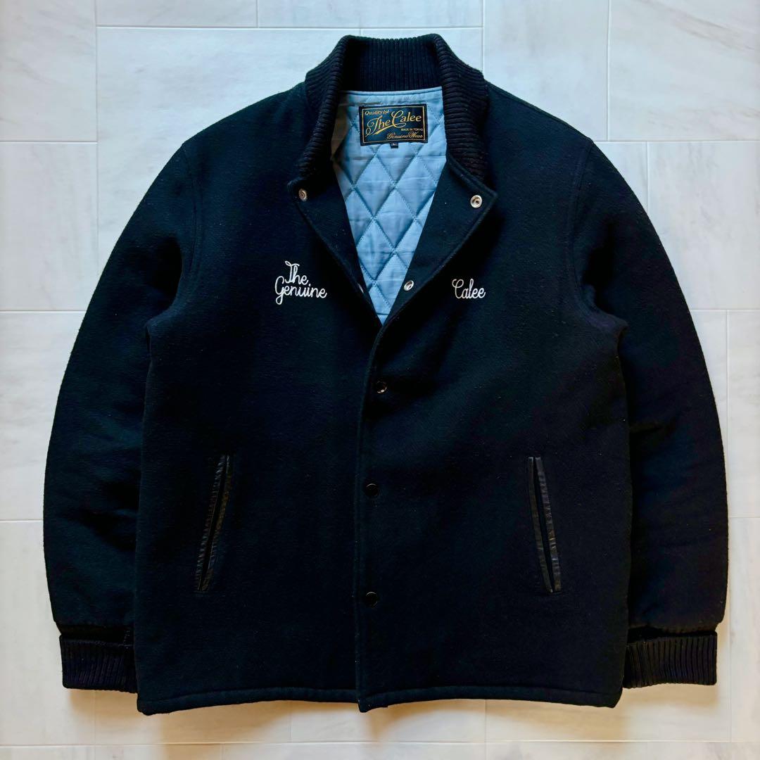 日本製】 キャリー メルトンファラオジャケット チェーンステッチ L