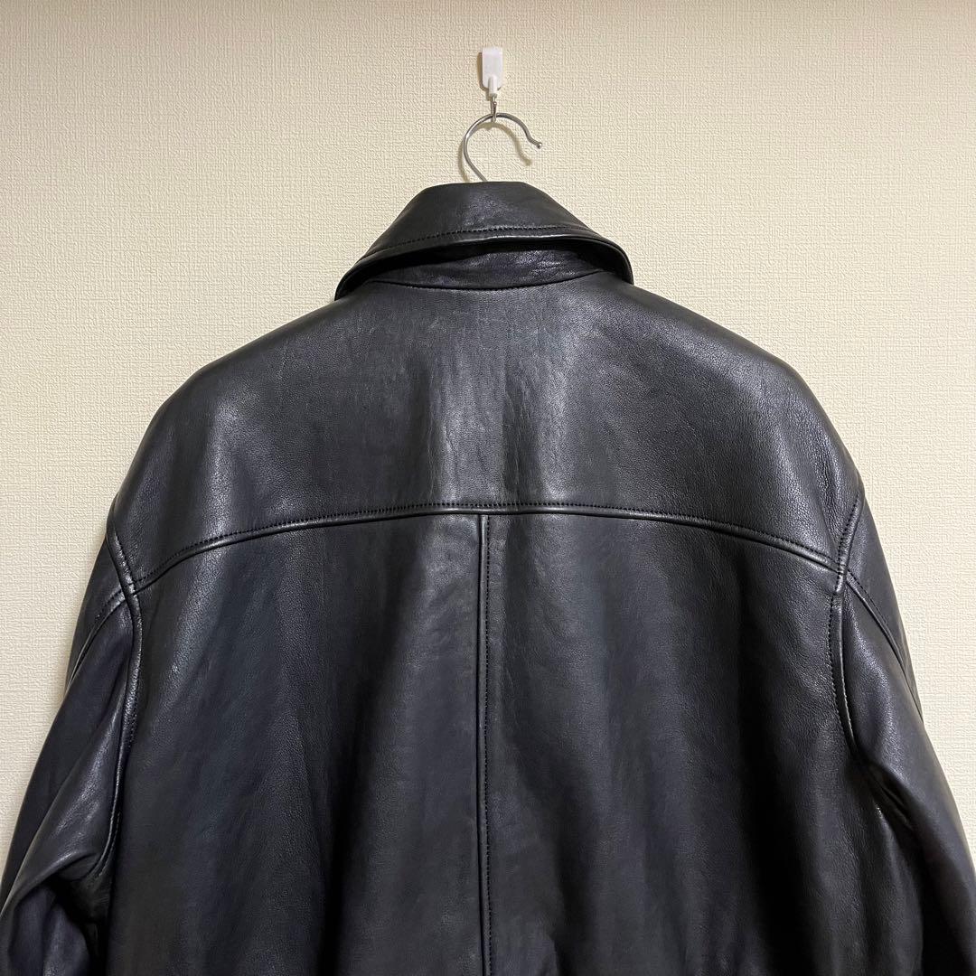 Zara 本革 フライトジャケット レザージャケット A-2 シープレザー 羊