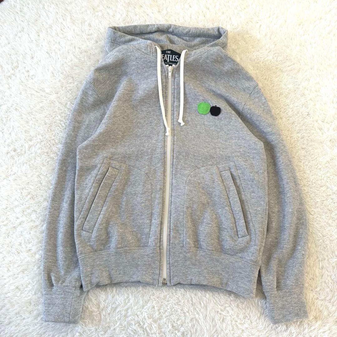 超美品 コムデギャルソン ザビートルズ サインパーカー S グレー 2024
