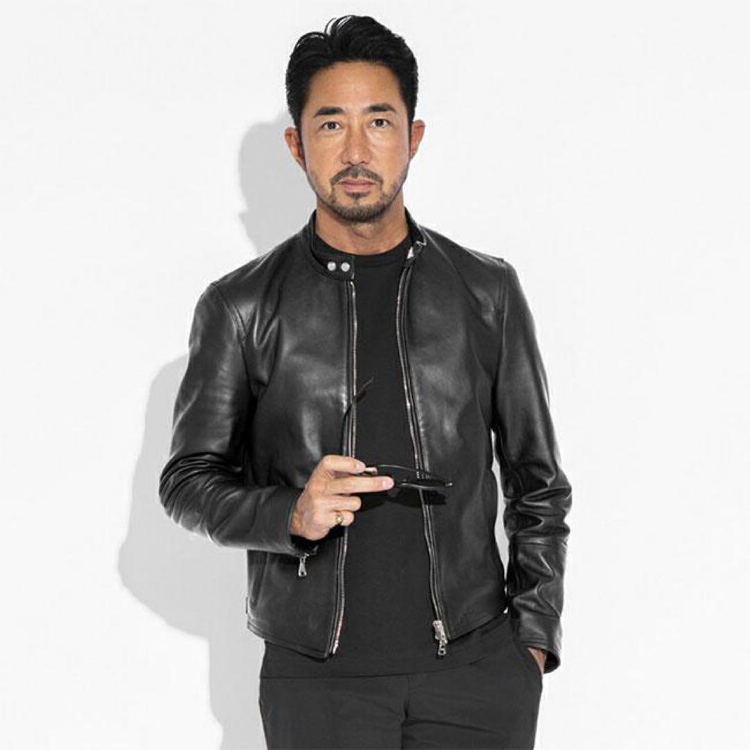 エンメティ シングルライダース H UOMO アッカ ウォモ NERO/ブラック 楽天市場】エンメティ 春秋冬 アッカ ウォモ ラムナッパ シングル